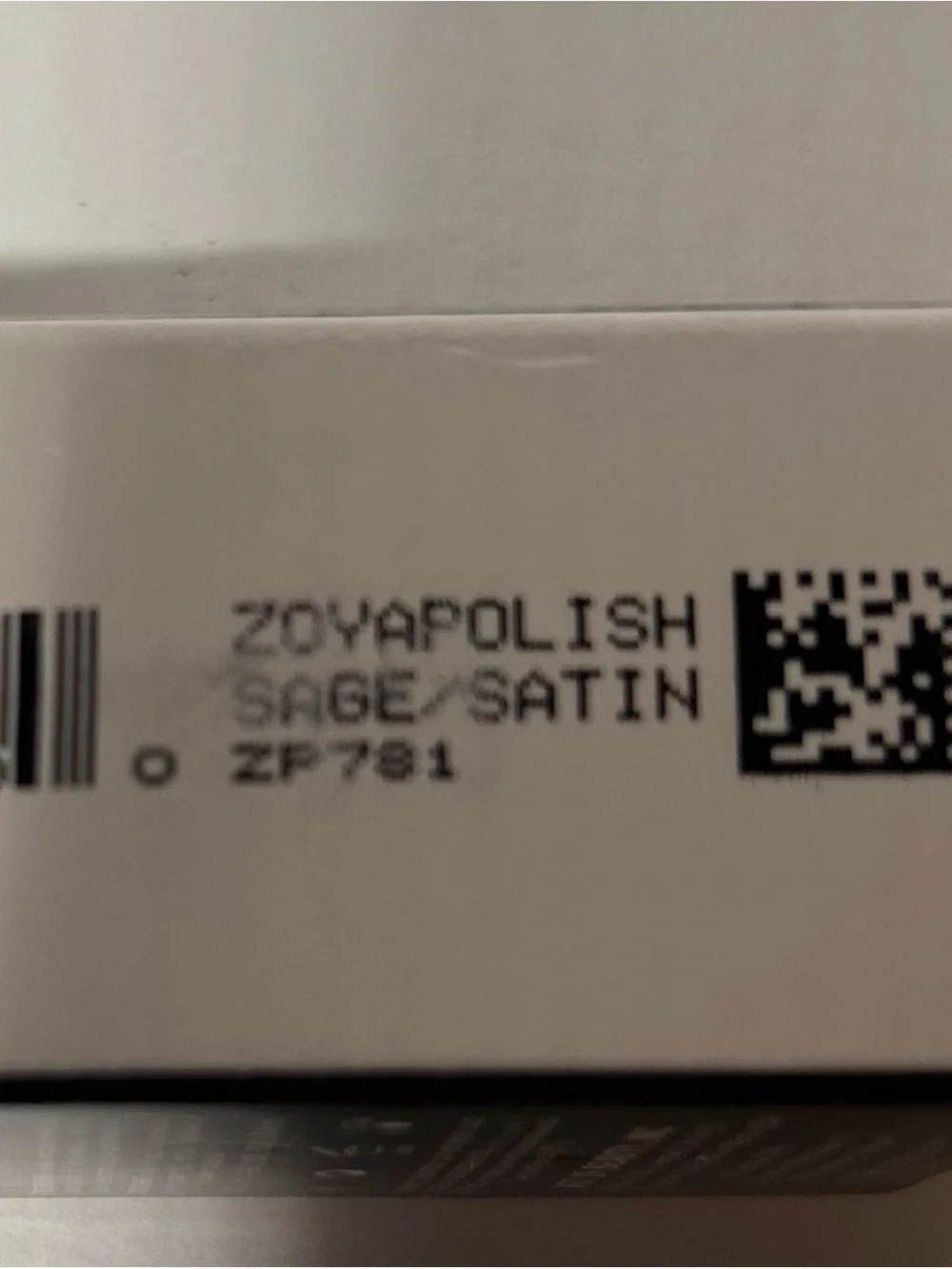 NWOT/NIB Zoya Satin Nail Lacquer - Sage Green. Matte - Picture 7 of 8